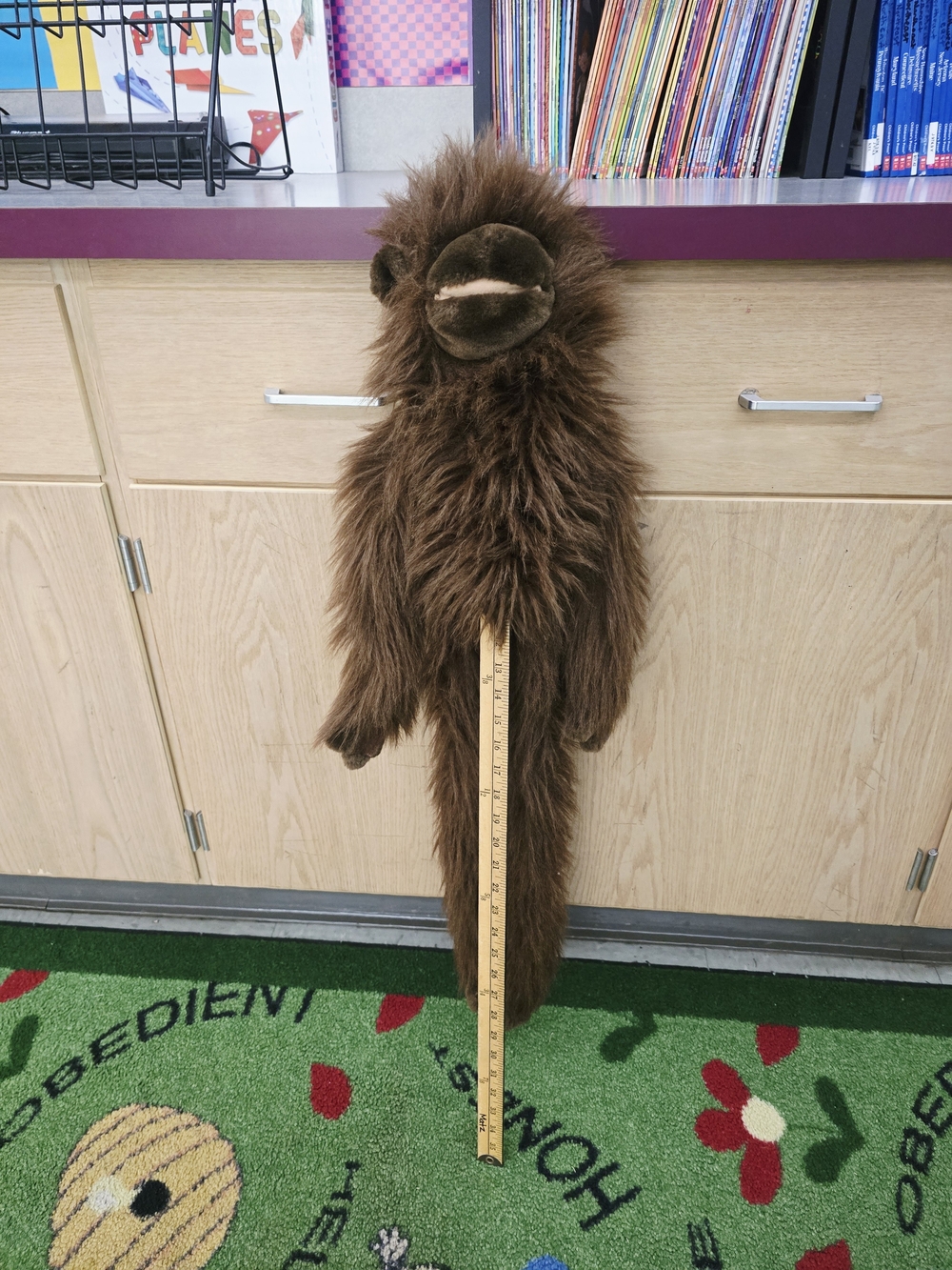 Monkey Puppet Plush Stuffed Animal Soft Long Legs Cuddly Toy